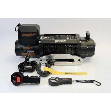 Швидкісна автомобільна лебідка Kangaroowinch K14000XP (12В, Синтетичний трос) K14000XP-SR фото