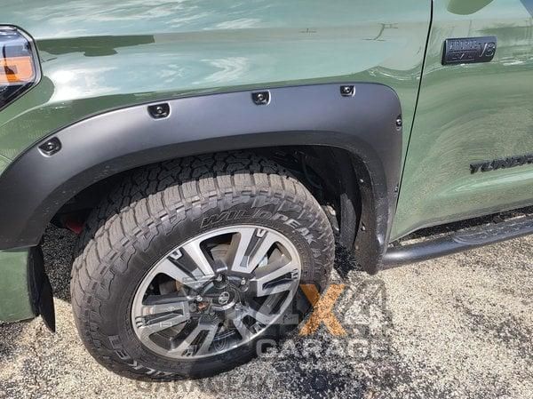 Пластикові фендери для Toyota Tundra 2014-2015 (Розширювачі арок / ABS-пластик) TDRFF14 фото
