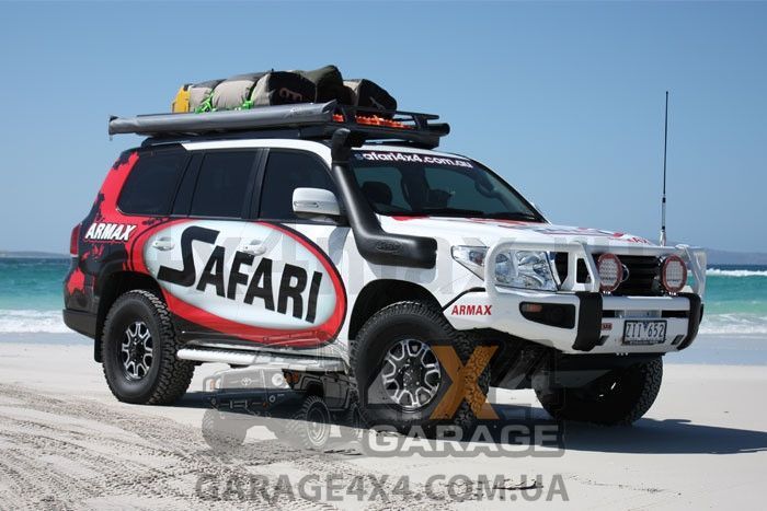Сверхпрочный шноркель Safari Armax для Toyota Land Cruiser 200 5.7 V8 Бензин (2007-2015) SS89HP фото