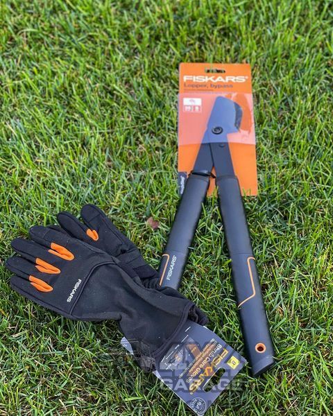 Малый плоскостной сучкорез Fiskars SingleStep (S) L28 112160 с загнутыми лезвиями 1001432 фото