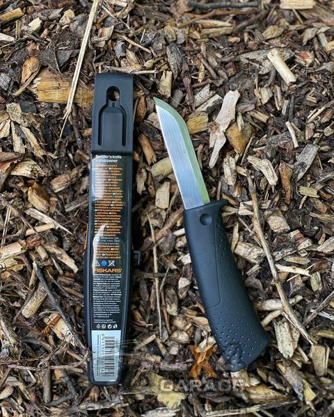Универсальный нож Fiskars с точилкой и чехлом-кобурой (1023617) 1023617 фото
