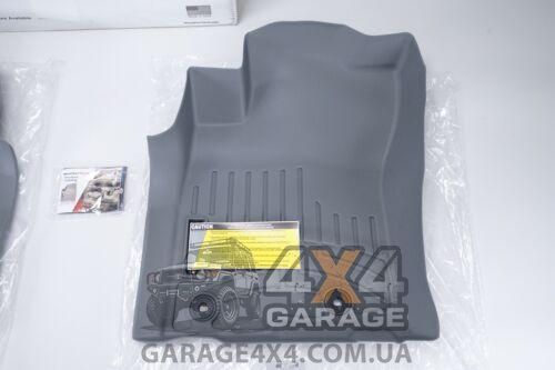 Серые резиновые коврики WeatherTech в салон Toyota Land Cruiser Prado 150 (Передние / пара) 464931 фото