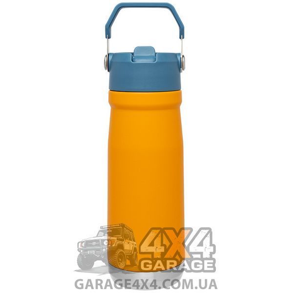 Термопляшка Stanley Go flip straw (0.65 л), жовтогаряча 1870752088 фото