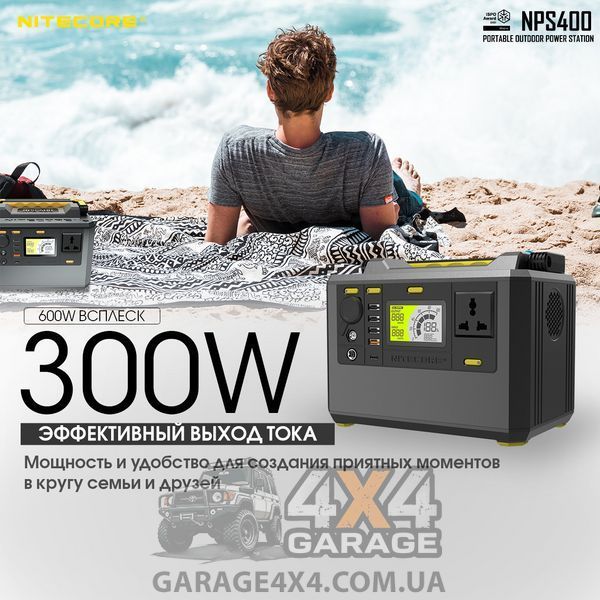 Зарядна станція, портативна електростанція Nitecore NPS400 (117000mAh) 6-1362_400 фото