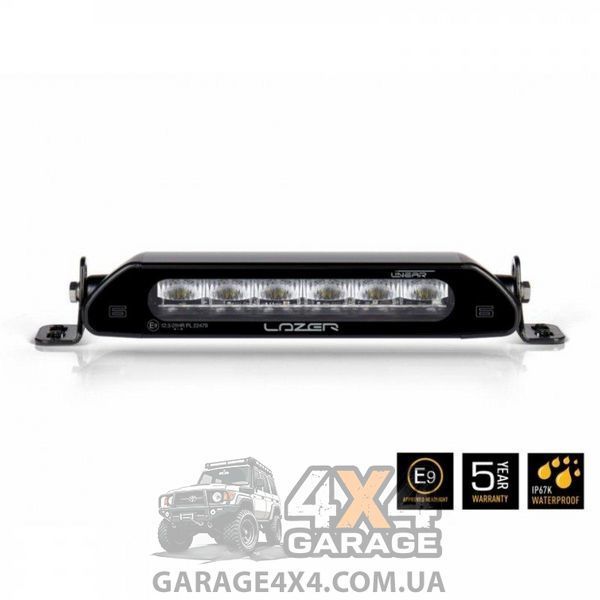 Світлодіодна балка дальнього світла в штатний бампер автомобіля Lazerlamps Linear-6 (232 мм) 0L06-LNR фото