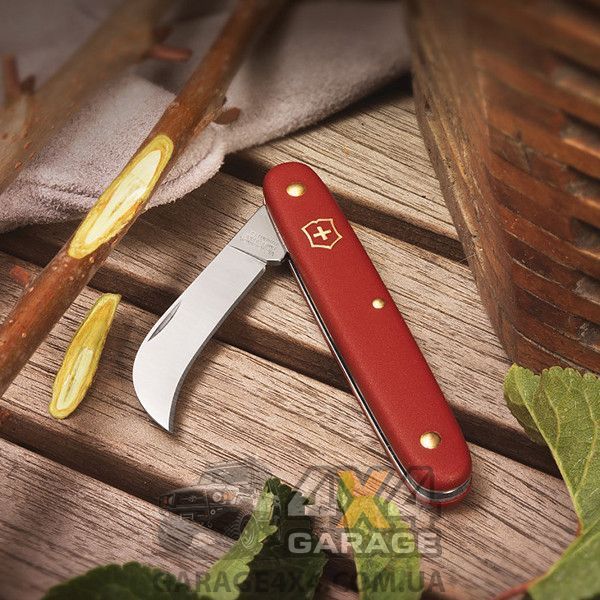 Нож складной, садовый Victorinox (100мм), красный 3.9050 1870745245 фото