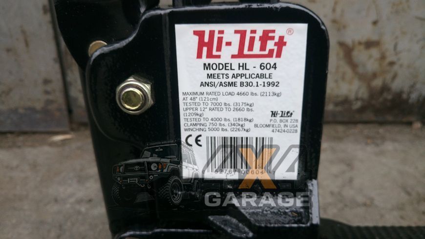 Реечный домкрат Hi Lift Jack HL-604 (оригинал США) HL-604 фото