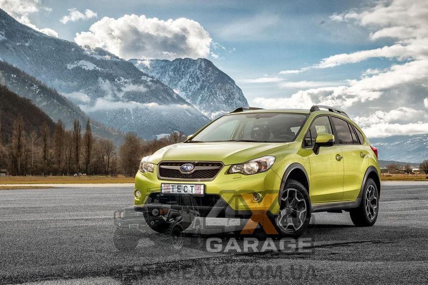 Посилений передній гальмівний диск DBA Street Series X Gold для Subaru XV (Вентильований з перфорацією) DBA650X фото