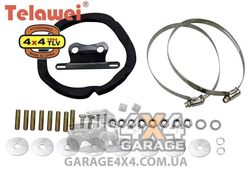 Шноркель Telawei для Mitsubishi Pajero II V33 (1997-1998) рестайлинг (дутое крыло) TSMV33A фото