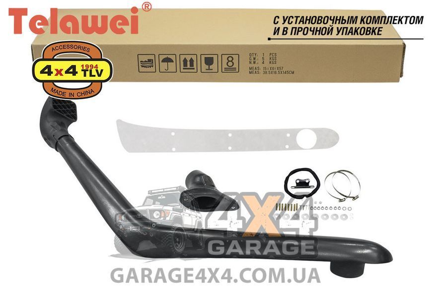 Шноркель Telawei для Mitsubishi Pajero II V33 (1997-1998) рестайлинг (дутое крыло) TSMV33A фото