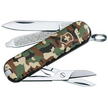 Нож складной, мультитул Victorinox Classic SD (58мм, 7 функций), камуфляжный 0.6223.94 1870744141 фото