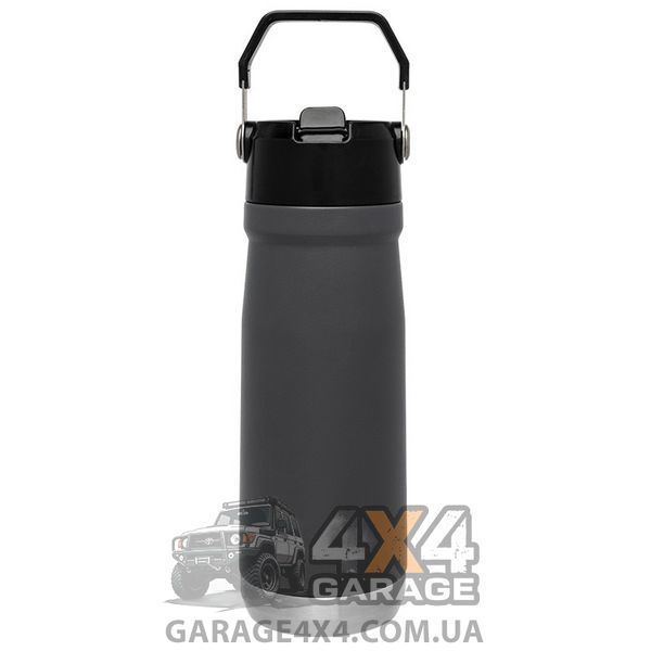 Термобутылка Stanley Go flip straw (0.65л), серая 1870752089 фото