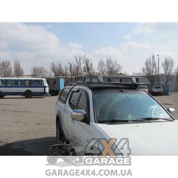 Експедиційний багажник на дах позашляховика Mitsubishi L200 2006-2015 (1330х1250 мм) TK431 фото