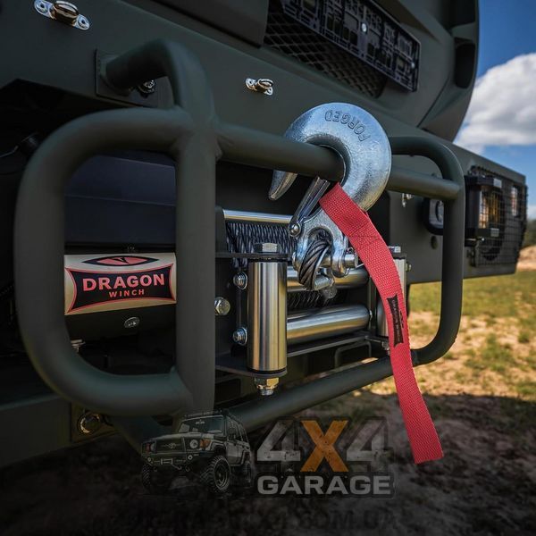 Електрична лебідка Dragon Winch Truck 22000HDs (синтетичний трос / 24 Вольт / 9979 кг)) DWT22000HDs фото