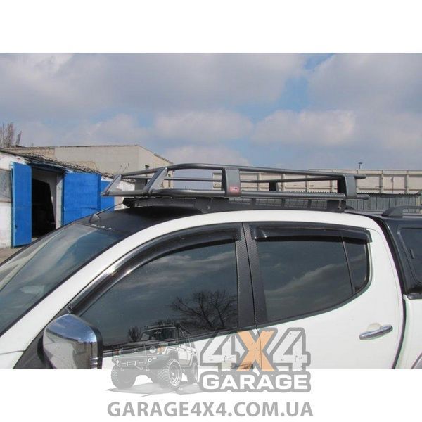 Експедиційний багажник на дах позашляховика Mitsubishi L200 2006-2015 (1330х1250 мм) TK431 фото