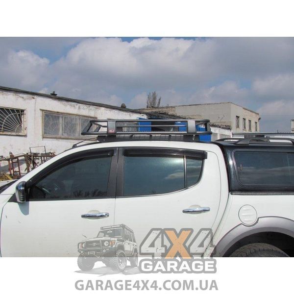 Експедиційний багажник на дах позашляховика Mitsubishi L200 2006-2015 (1330х1250 мм) TK431 фото