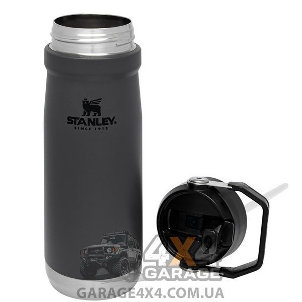 Термобутылка Stanley Go flip straw (0.65л), серая 1870752089 фото