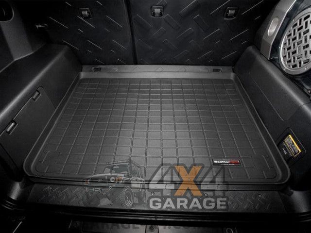 Гумовий брудозахисний килимок WeatherTech у багажник Toyota FJ Cruiser 07+ (Чорний) 40300 фото
