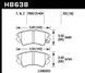 Передні гальмівні колодки HAWK HPS для Chevrolet Camaro 2010-2015 (ферро-карбон) HB638F.702 фото 4