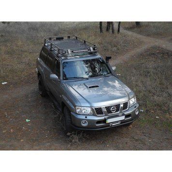 Експедиційний багажник на дах позашляховика Nissan Patrol Y61 (2200х1250 мм) TK359 фото