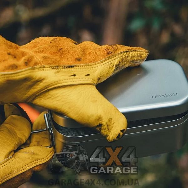 Міцні шкіряні рукавички з волов'ячої шкіри Fire-Maple для важких робіт, розпалення багаття і BBQ FM Gingko SUMMER фото