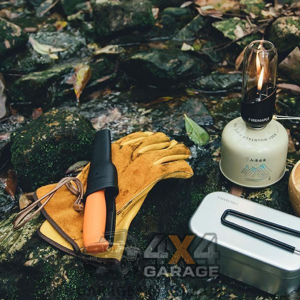 Міцні шкіряні рукавички з волов'ячої шкіри Fire-Maple для важких робіт, розпалення багаття і BBQ FM Gingko SUMMER фото