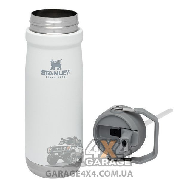 Термобутылка Stanley Go flip straw (0.65л), белая 1870752090 фото