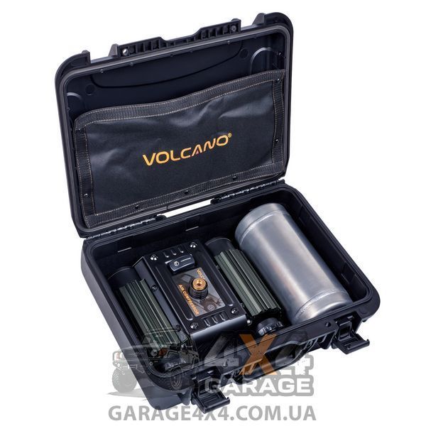 Двухпоршневой компрессор с ресивером в пластиковом кейсе VOLCANO SPEC-500T (125 л / мин) 500T фото