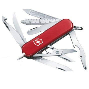 Нож складной, мультитул Victorinox Midnite Minichamp (58мм, 16 функций), красный 0.6386 1870744146 фото