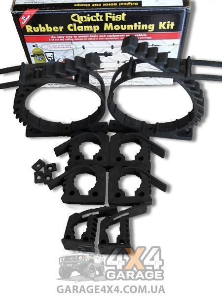 Набір універсальних гумових кріплень QUICK FIST Clamp Mounting Kit (8 шт) 90010 фото