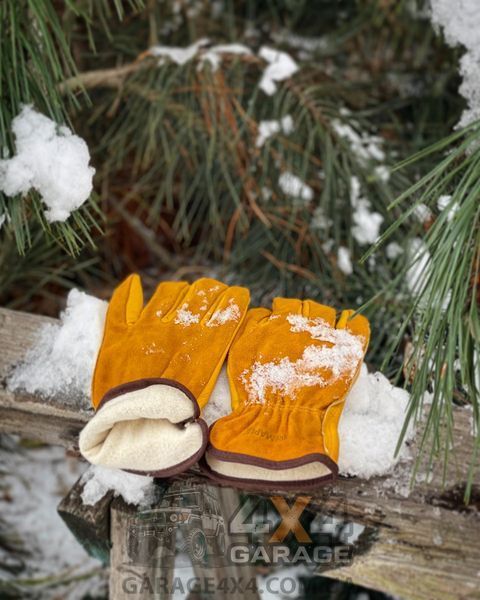 Зимові вогнетривкі рукавички з волової шкіри Fire-Maple Gingko з хутряною підкладкою (розмір XL) FM Gingko WINTER фото