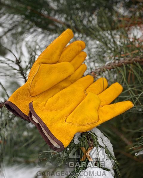 Зимові вогнетривкі рукавички з волової шкіри Fire-Maple Gingko з хутряною підкладкою (розмір XL) FM Gingko WINTER фото