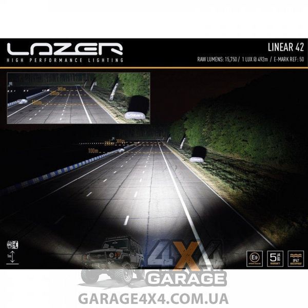 Світлодіодна балка дальнього світла Lazerlamps Linear-42 (1132 мм) 0L42-LNR фото