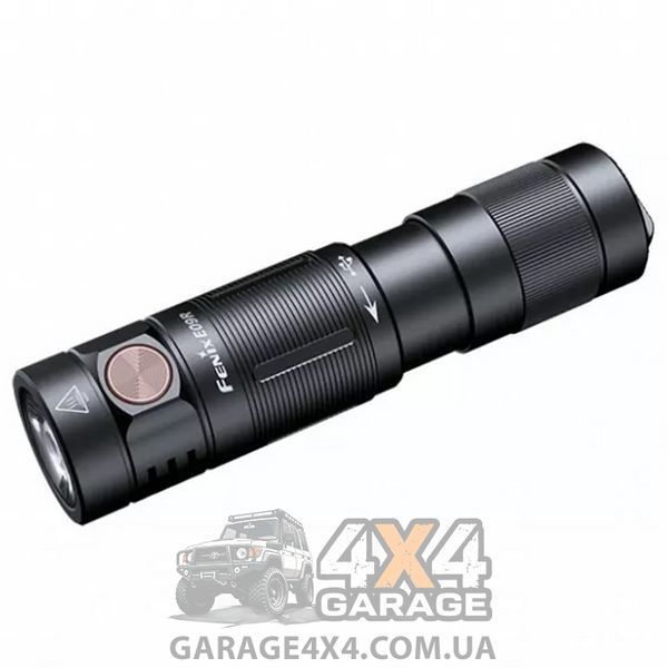 Фонарь наключный Fenix E09R (Luminus SST-40 L4, 600 люмен, 5 режимов, USB Type-C), черный 1870752093 фото
