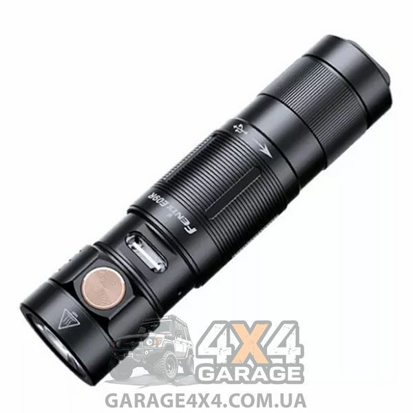 Фонарь наключный Fenix E09R (Luminus SST-40 L4, 600 люмен, 5 режимов, USB Type-C), черный 1870752093 фото