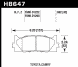 Передние тормозные колодки HAWK HPS 5.0 для Toyota Camry 40/50/60 HB647B.692 фото 2