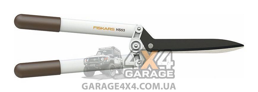 Облегченные садовые ножницы для живой изгороди Fiskars White HS53 (1026931) 1026931 фото