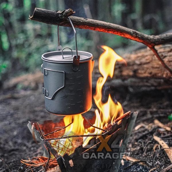 Компактный туристический казанок из титана Fire-Maple Alti (900 мл) Alti 0.9L Titanium Cup фото
