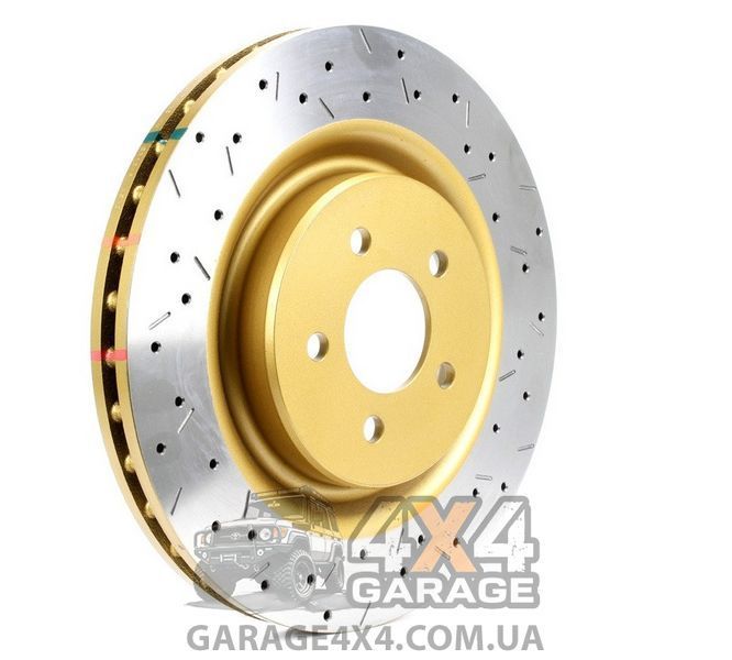 Посилений передній перфорований гальмівний диск DBA 4000 XS HD Series для Toyota Sequoia (2008-2016) DBA42724XS фото