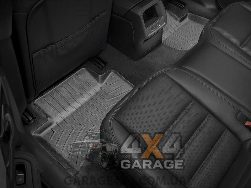 Задні гумові килимки WeatherTech в салон Porsche Macan 2014+ (чорні) 442303 фото