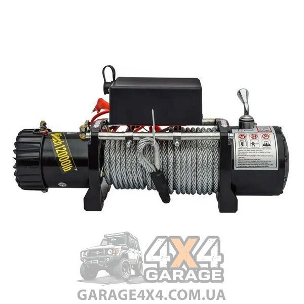 Лебедка для внедорожника 12 Вольт Electric Winch 12000lbs (5443 кг) EW12000 фото
