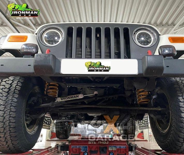 Усиленный демпфер рулевого управления IronMan для Jeep Wrangler&nbsp;TJ (1996 - 2006) 3540 фото
