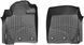 Черные резиновые коврики WeatherTech в салон Toyota Land Cruiser 200 2012+ (передние / пара) 444231 фото 1