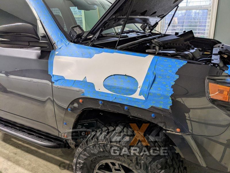 Шноркель для Toyota 4Runner 2010+ з ударостійкого ABS пластику STR450A фото