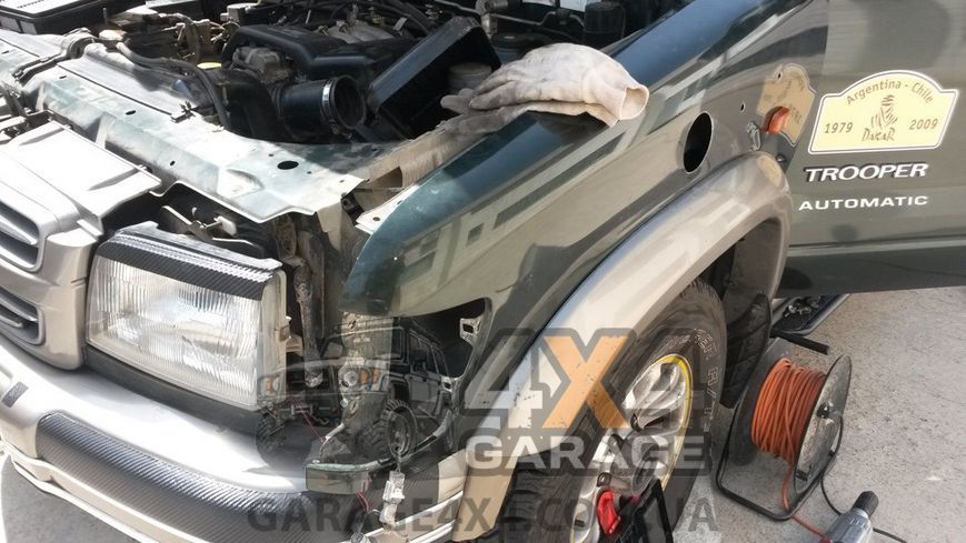 Шноркель для Opel Monterey (зносостійкий ABS-пластик / з лекалом) SITPA фото