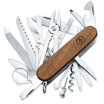 Нож складной, мультитул Victorinox Swisschamp Wood (91мм, 29 функций), дерево 1.6791.63 1870748450 фото