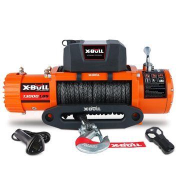 Лебідка для позашляховика X-BULL 13000lbs (5897 кг/Синетичний трос) HRW13000B фото