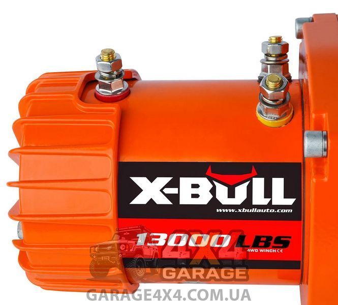 Лебідка для позашляховика X-BULL 13000lbs (5897 кг/Синетичний трос) HRW13000B фото