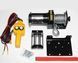 Лебедка для квадроцикла Electric Winch 2000lbs (12 Вольт / 907кг / стальной трос) EW2000 фото 2