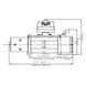 Лебідка автомобільна 12V Runva EWX 8000lbs (Сталевий трос / 3630 кг) EWX8000S фото 2